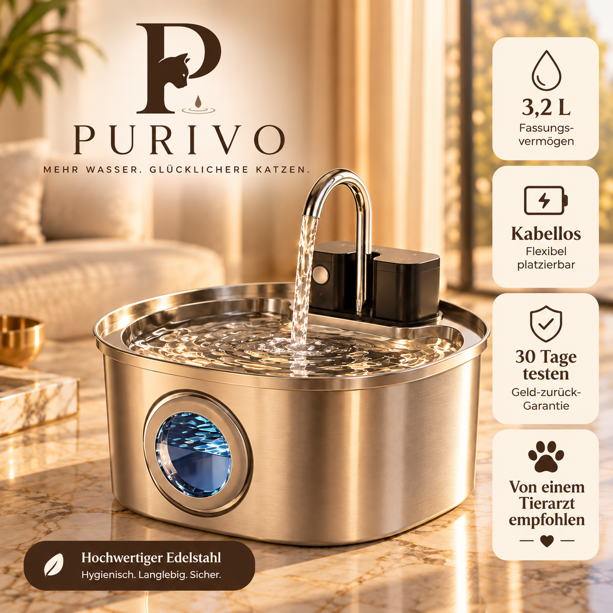 Purivo Trinkbrunnen – Essential